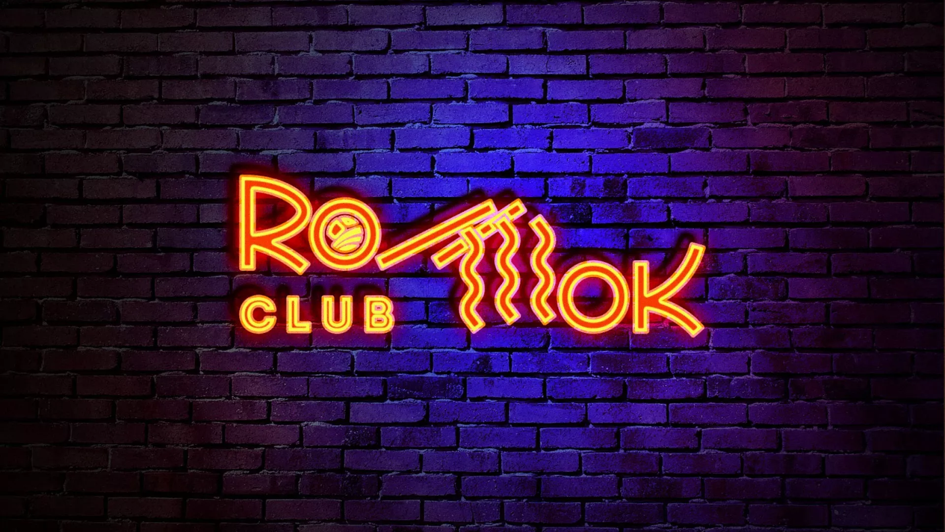 Разработка интерьерной вывески суши-бара «Roll Wok Club» в Тутаеве
